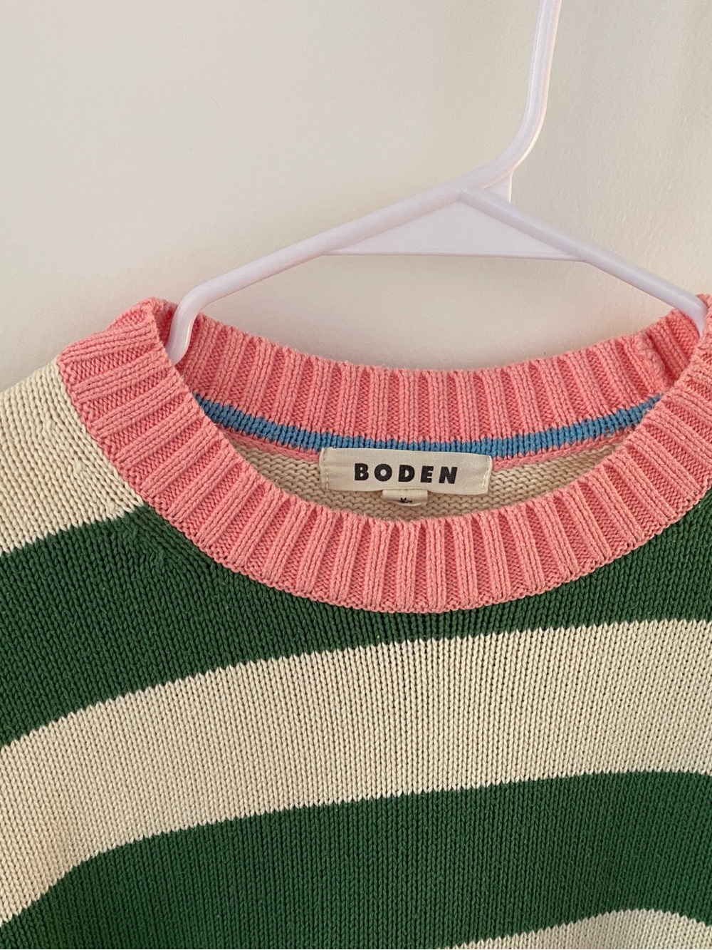 Boden Lucinda Cotton Striped Sweater size Medium - Picture 3 of 5